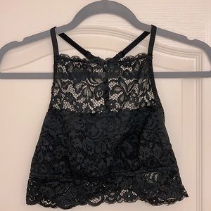 Highneck racerback bralette
